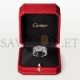 CARTIER MAILLON PANTHÈRE RING, 3 HALF DIAMOND-PAVED ROWS B4127200