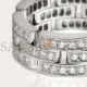 CARTIER MAILLON PANTHÈRE RING, 3 HALF DIAMOND-PAVED ROWS B4111700