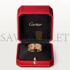 CARTIER MAILLON PANTHÈRE RING, 3 HALF DIAMOND-PAVED ROWS B4095300