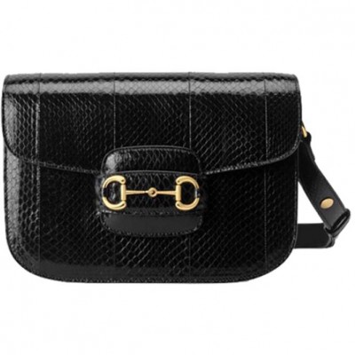 GUCCI 1955 HORSEBIT SHOULDER BAG ‎602204 LYQ0G 1000 (25*18*8cm)