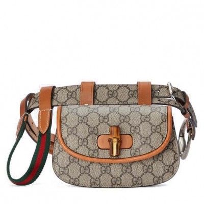 GUCCI BAMBOO 1947 MINI BELT BAG ‎681137 UIQEN 8288 （18*11.5*6cm）