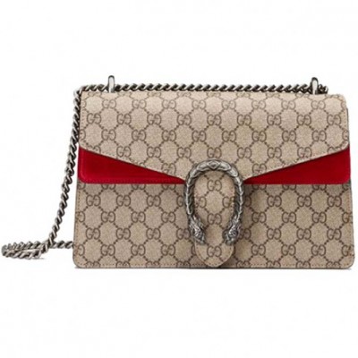 GUCCI DIONYSUS GG MEDIUM SHOULDER BAG 400249 KHNRN 8698  (28*17*9cm)