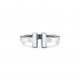 TIFFANY T SQUARE RING IN SILVER