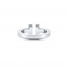 TIFFANY T SQUARE RING IN SILVER