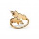 TIFFANY VICTORIA® VINE BYPASS RING IN YELLOW GOLD WITH DIAMONDS