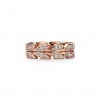 TIFFANY VICTORIA® VINE BAND RING IN ROSE GOLD WITH DIAMONDS, 6 MM WIDE