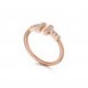 Tiffany T Diamond Wire Ring in 18k Rose Gold