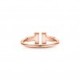 Tiffany T Diamond Wire Ring in 18k Rose Gold