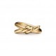 TIFFANY KNOT DOUBLE ROW RING IN YELLOW GOLD