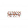 TIFFANY VICTORIA® DIAMOND VINE BAND RING IN 18K ROSE GOLD