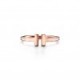 TIFFANY T WIRE RING IN 18K ROSE GOLD