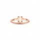 TIFFANY T WIRE RING IN 18K ROSE GOLD