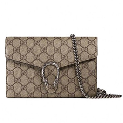 GUCCI DIONYSUS GG SUPREME CHAIN WALLET ‎401231 KHNSN 8642 (20*15.5*5cm)