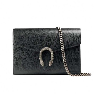 GUCCI DIONYSUS LEATHER MINI CHAIN BAG 401231 CAOGN 8176 (20*13*4cm)