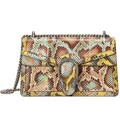 GUCCI DIONYSUS SMALL PYTHON SHOULDER BAG 400249 E12DN 9976 (28*18*9cm)