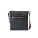 GUCCI GG BLACK MESSENGER 474137 K5RLN 1095  (28.5*27*5cm)