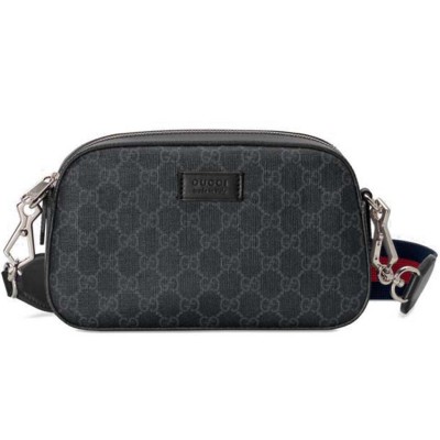 GUCCI GG BLACK SHOULDER BAG 574886 K5RLN 1095 (24*15*8cm)