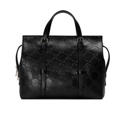 GUCCI GG EMBOSSED TOTE BAG 625774 1W3AN 1000 （36.5*30*16cm）