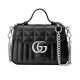 GUCCI GG MARMONT MINI TOP HANDLE BAG ‎583571 UM8AN 1000 (21*15.5*8cm)