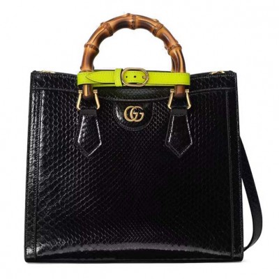 GUCCI DIANA SMALL PYTHON TOTE BAG	‎660195 L2DPT 1175 （27*24*11cm）