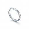 TIFFANY&CO. ATLAS® X CLOSED NARROW RING IN WHITE GOLD, 3 MM WIDE 67789032 