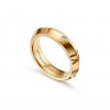 TIFFANY&CO. ATLAS® X CLOSED NARROW RING IN YELLOW GOLD WITH DIAMONDS, 4.5 MM WIDE 67786602 