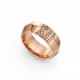 TIFFANY&CO. ATLAS® X CLOSED WIDE RING IN ROSE GOLD WITH DIAMONDS, 7.5 MM WIDE 67786394