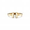 TIFFANY T SQUARE RING IN YELLOW GOLD