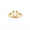 TIFFANY T SQUARE RING IN YELLOW GOLD