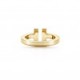 TIFFANY T SQUARE RING IN YELLOW GOLD