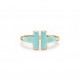 TIFFANY T TURQUOISE WIRE RING IN 18K GOLD