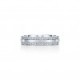 Tiffany T Narrow Pavé Diamond Ring in 18k White Gold