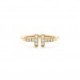 Tiffany T Diamond Wire Ring in 18k Gold