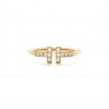 Tiffany T Diamond Wire Ring in 18k Gold