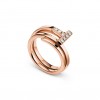 Tiffany T Diamond Square Wrap Ring in 18k Rose Gold