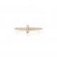 Tiffany T Diamond Wire Band Ring in 18k Gold