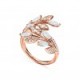 TIFFANY VICTORIA® DIAMOND VINE BYPASS RING IN 18K ROSE GOLD