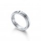 Tiffany T Narrow Ring in 18k White Gold