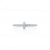 Tiffany T Diamond Wire Band Ring in 18k White Gold