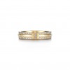 Tiffany T Narrow Pavé Diamond Ring in 18k Gold