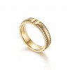 Tiffany T Narrow Pavé Diamond Ring in 18k Gold