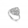 TIFFANY VICTORIA® KEY TOP RING IN PLATINUM WITH DIAMONDS