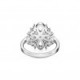 TIFFANY VICTORIA® KEY TOP RING IN PLATINUM WITH DIAMONDS