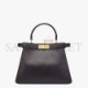 FENDI PEEKABOO ISEEU MEDIUM - ROSE BLACK LEATHER BAG 8BN321A6V3F1CJZ (33.5*25.5*13cm)