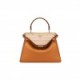 FENDI PEEKABOO ISEEU MEDIUM - BROWN LEATHER BAG 8BN321A6V3F1D48 (33.5*25.5*13cm)