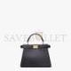 FENDI PEEKABOO ISEEU PETITE - BLACK PADDED NAPPA LEATHER BAG 8BN335ABVEF0KUR (20*15.5*11cm)