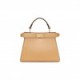 FENDI PEEKABOO ISEEU PETITE - BEIGE PADDED NAPPA LEATHER BAG 8BN335ABVEF15KR (20*15.5*11cm)