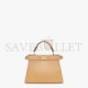 FENDI PEEKABOO ISEEU PETITE - BEIGE PADDED NAPPA LEATHER BAG 8BN335ABVEF15KR (20*15.5*11cm)