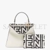 FENDI PEEKABOO ISEEU MEDIUM - TWO TONE PRINTED LEATHER ROMA CAPSULE 8BN321AMWTF1C6C (33.5*25.5*13cm)