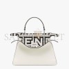 FENDI PEEKABOO ISEEU MEDIUM - TWO TONE PRINTED LEATHER ROMA CAPSULE 8BN321AMWTF1C6C (33.5*25.5*13cm)